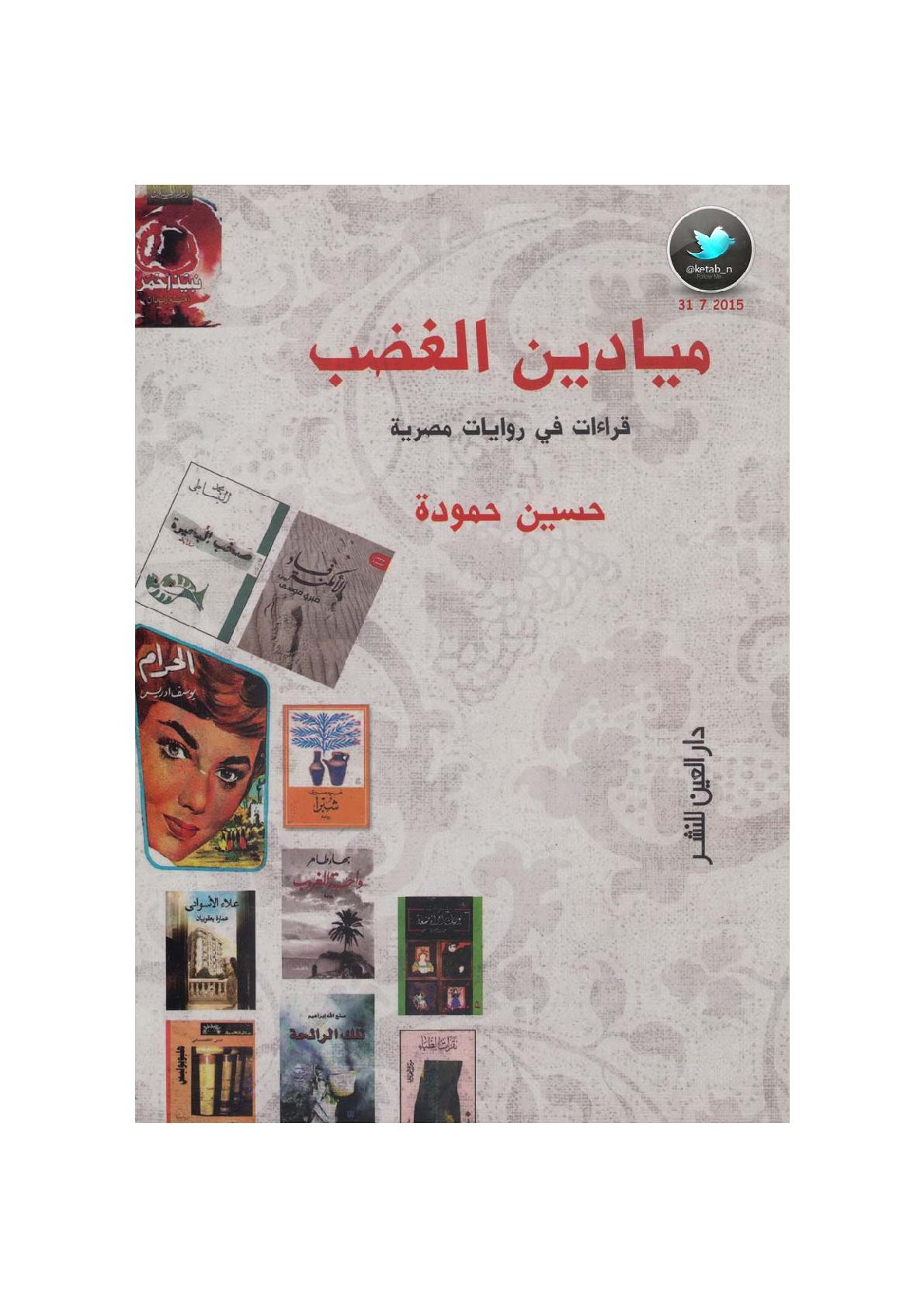 ميادين الغضب .. قراءات في روايات مصرية لـ حسين حمودة