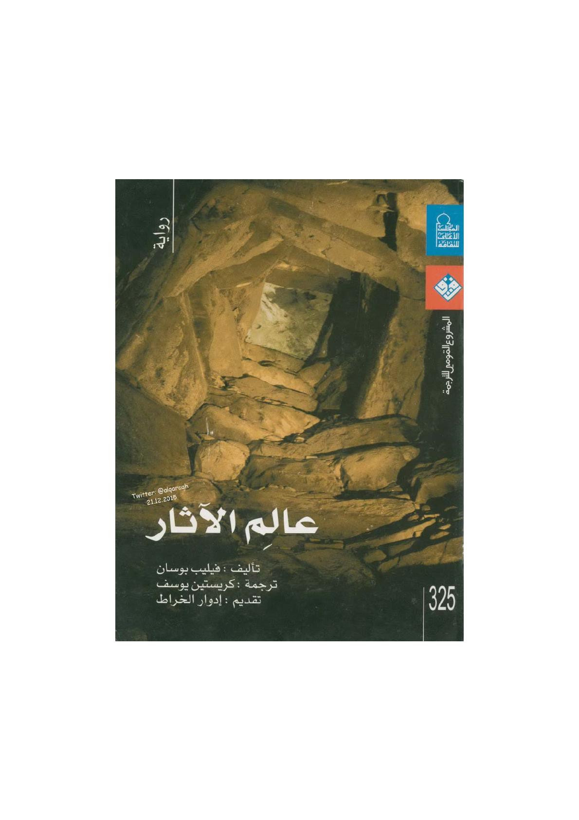 عالم الآثار رواية لـ فيليب بوسان